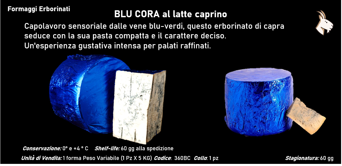 BLU CORA al latte caprino