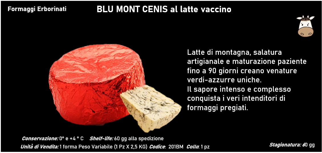 BLU MONT CENIS al latte vaccino