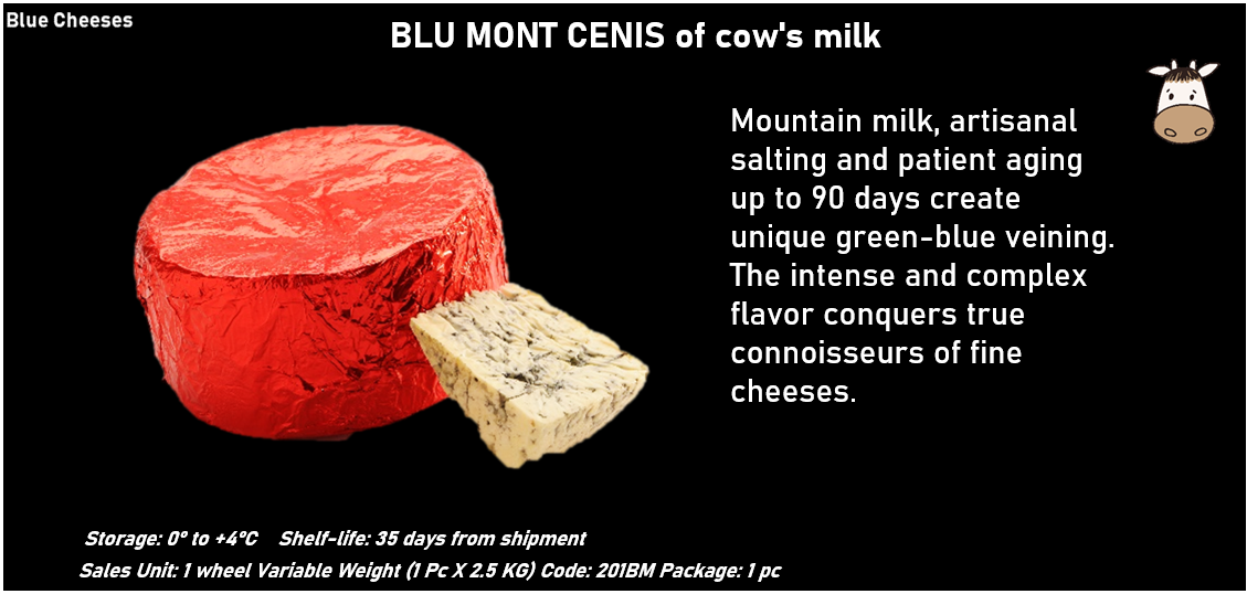 BLU MONT CENIS al latte vaccino