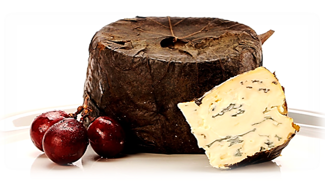 BLU DEL RE IN FOGLIE DI VITE al latte vaccino: 240g peso fisso e 450g peso medio