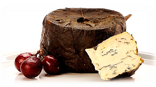 BLU DEL RE IN FOGLIE DI VITE al latte vaccino - BLU DEL RE 240g peso fisso - BLU DEL RE 450g peso variabile