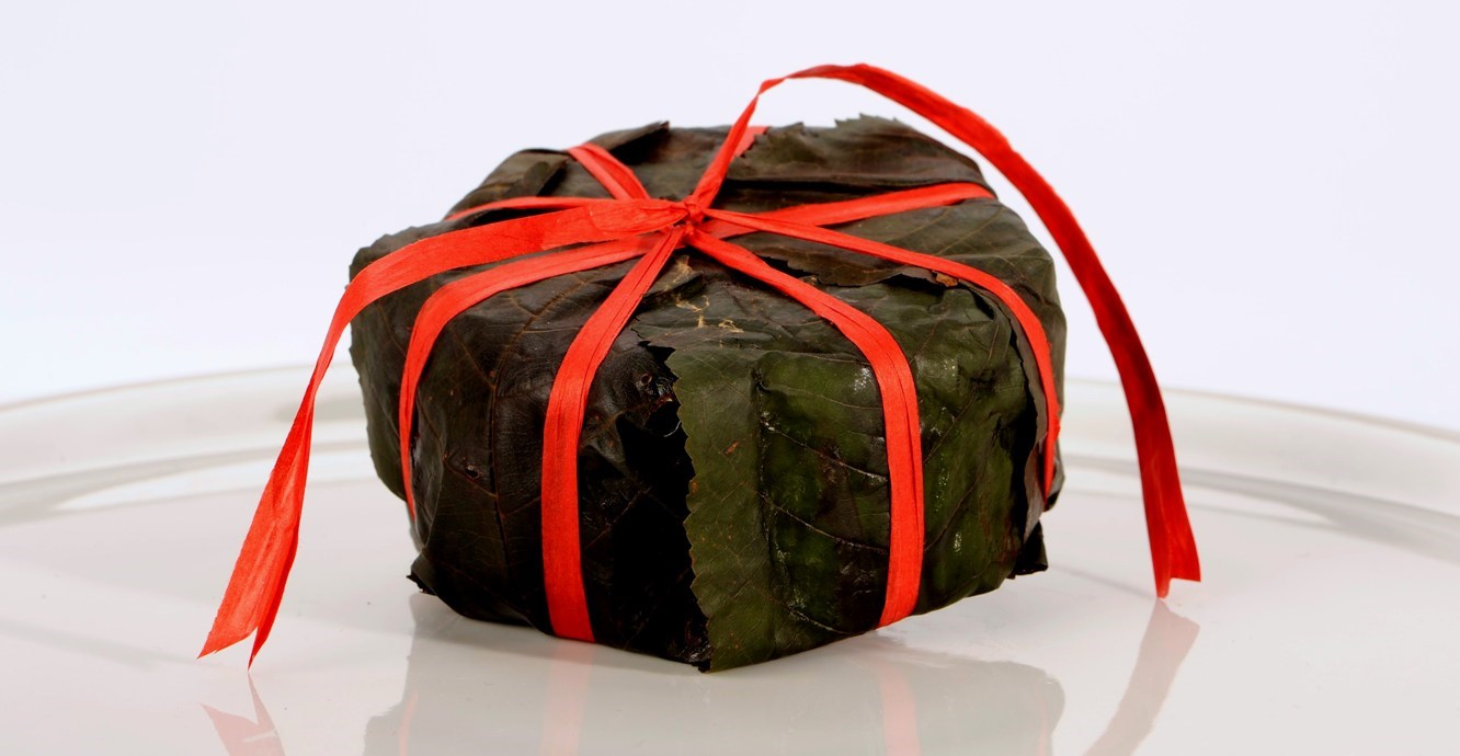 ROBIOLINA IN FOGLIA ASSORTITA al latte caprino 200g circa